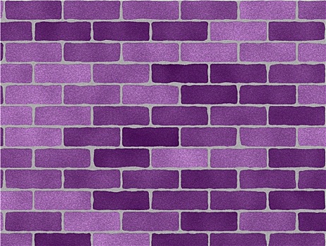 紫色,砖墙