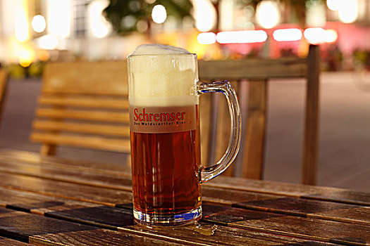 啤酒,啤酒杯,地区,维也纳,奥地利,欧洲