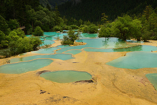 四川省黄龙风景区彩池