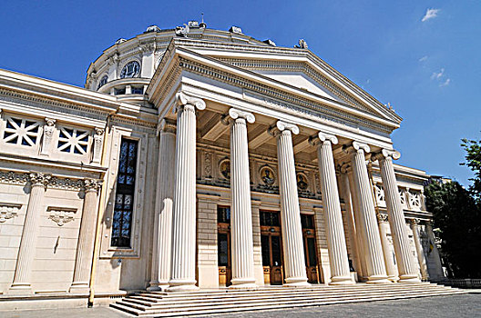 罗马尼亚,交响乐礼堂,音乐厅,布加勒斯特,东欧,欧洲