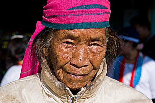 传统,衣服,女人,种族,靠近,东北方,印度,亚洲
