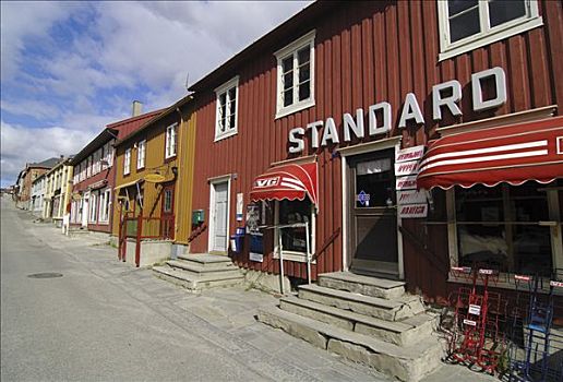 杂货店,铁,开采,城镇,世界遗产,挪威