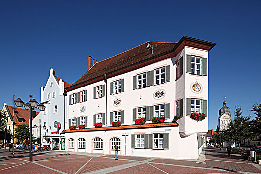 市政厅,上巴伐利亚,巴伐利亚,德国,欧洲