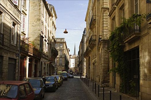 建筑,街道,波尔多,法国