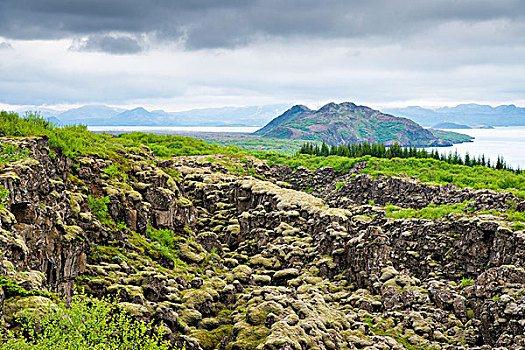 熔岩原,国家公园,冰岛,欧洲