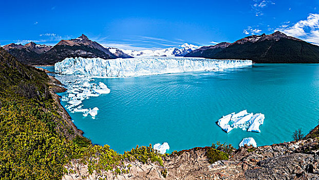 莫雷诺冰川,阿根廷湖,湖,洛斯格拉希亚雷斯国家公园,巴塔哥尼亚,阿根廷,南美