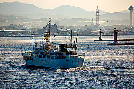 日本北海道函馆港