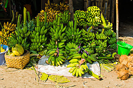 缅甸,曼德勒,香蕉,出售