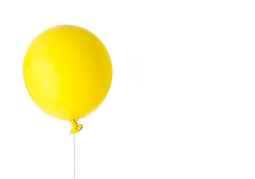 黄色,气球