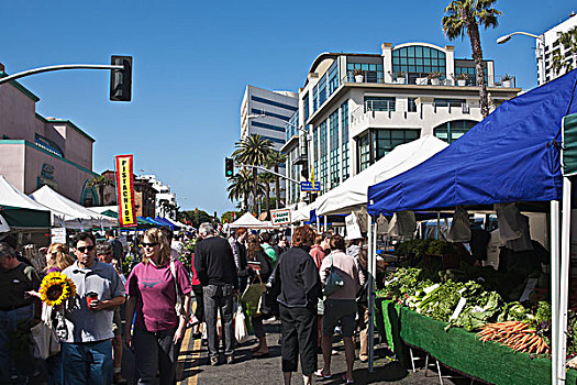 街边市场,加利福尼亚,美国