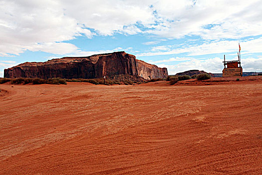 纪念碑山谷,吉普车,公路,那瓦荷部落公园,那瓦荷印地安保留区,亚利桑那州,犹他州,那瓦荷族公园,北美洲,美国,风景,地标,著名景点,全景