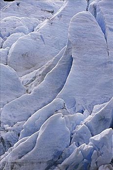 出口,冰河,奇奈峡湾国家公园,阿拉斯加,美国