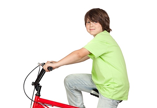有趣,孩子,练习,自行车