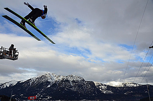冬季运动,跳台滑雪,滑雪,飞行