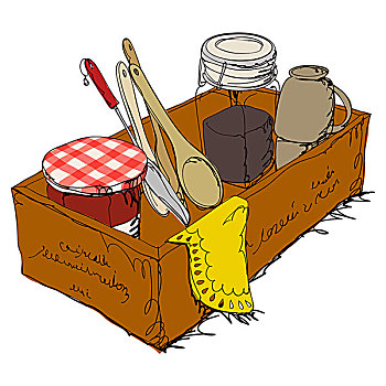 厨具,木盒