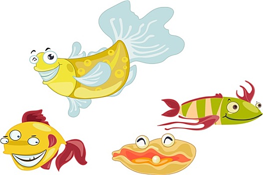 鱼太咸卡通图片图片