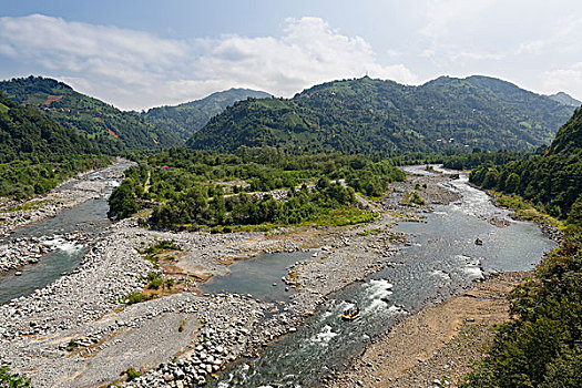 河,省,山,黑海,区域,土耳其,亚洲