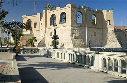 要塞,今日,国家博物馆,的黎波里,利比亚