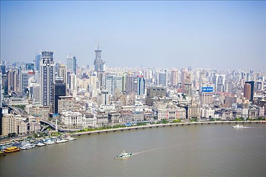 上海浦西城市风光