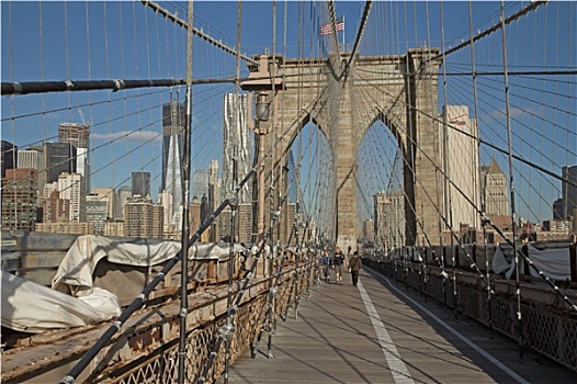 布鲁克林大桥,修葺