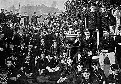 海军,军校学生,达特茅斯港口,德文郡,1896年