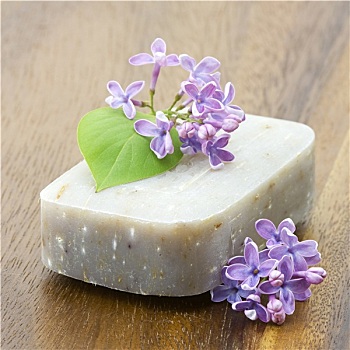 自然,肥皂,丁香,花
