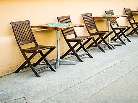 椅子,桌子,街上,咖啡,酒吧