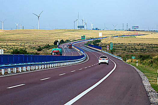 高速公路,风力发电