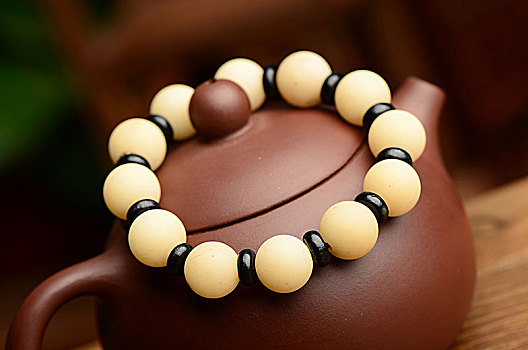 白玉菩提子手链佛珠