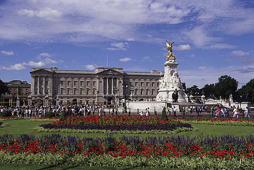 英格兰,伦敦,白金汉宫,维多利亚皇后,纪念,前景
