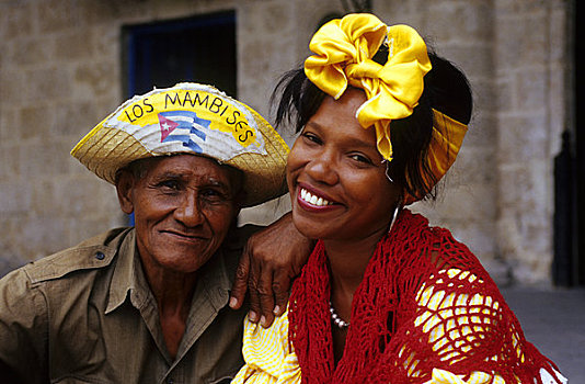 古巴,老哈瓦那,女人,殖民地,衣服