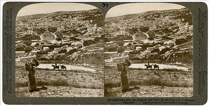 风景,东北方,巴勒斯坦,19世纪,艺术家