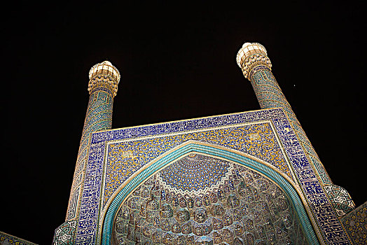 夜晚,伊斯法罕,伊朗
