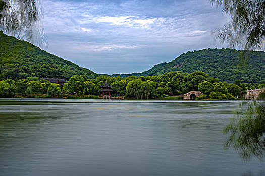 杭州萧山湘湖风光