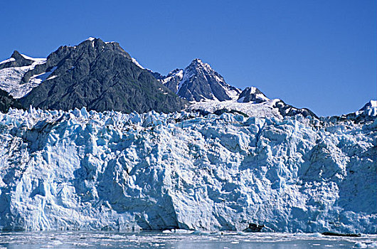 冰河,威廉王子湾,阿拉斯加,美国