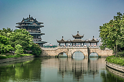 古桥,中国,公园