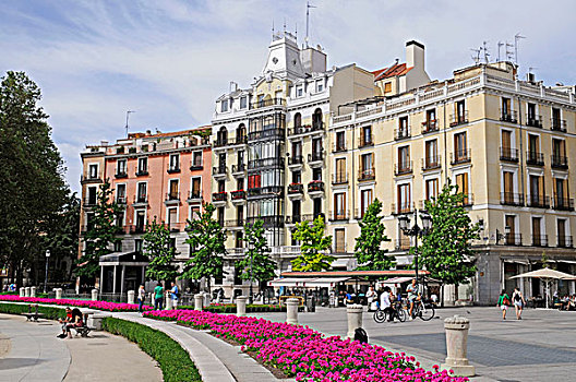 东方,广场,马德里,西班牙,欧洲