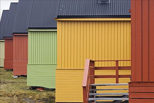 房子,朗伊尔城,斯匹次卑尔根岛,斯瓦尔巴特群岛,挪威