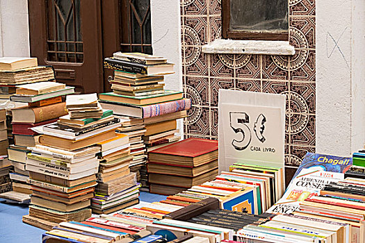 葡萄牙,阿威罗,威尼斯,10世纪,城市,街边市场,书本,出售