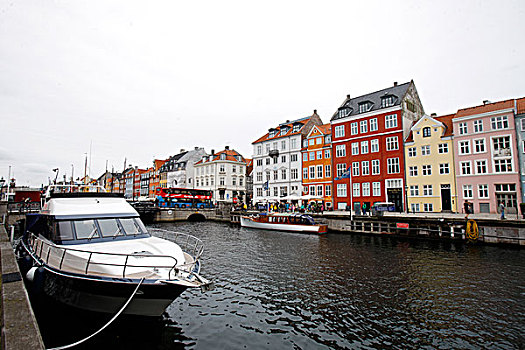 nyhavn,harbour,in,copenhagen,denmark,丹麦哥本哈根