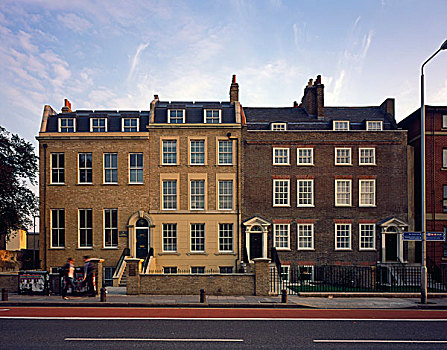 乔治时期风格,建筑,伦敦,街道