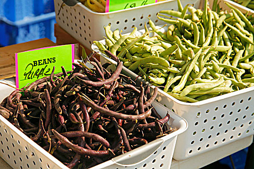 有机,紫色,青豆,农贸市场