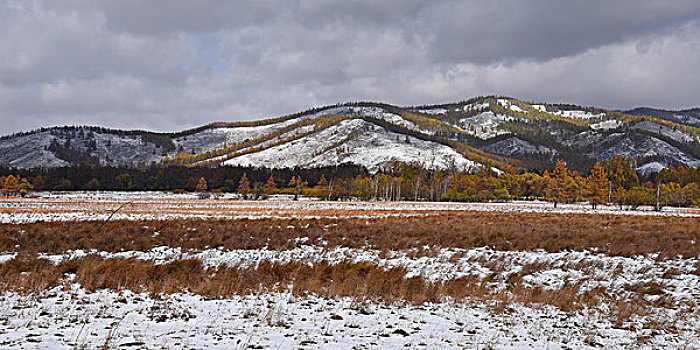 阿尔山雪景