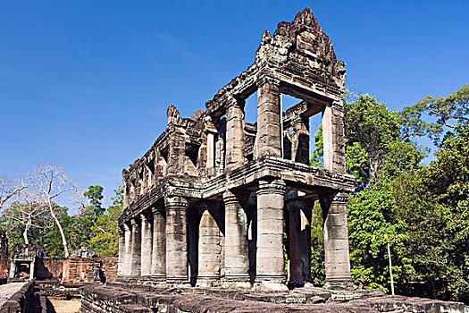 庙宇,吴哥,收获,柬埔寨,印度支那,东南亚