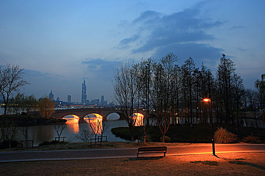 南京情侣园夜景