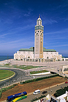 摩洛哥,卡萨布兰卡,哈桑二世清真寺