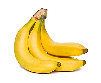 串,香蕉,隔绝,白色背景,背景