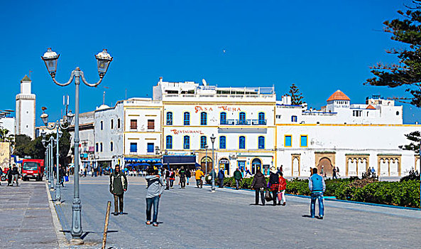 街头咖啡馆,老城,苏维拉,世界遗产,摩洛哥,北非,非洲