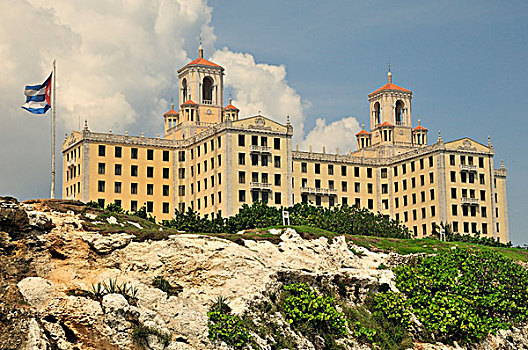 酒店,奶奶,滨海休闲区,哈瓦那,古巴,加勒比