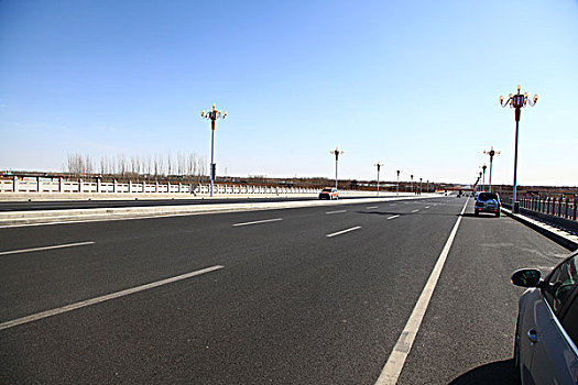 中国西部城市开发区道路